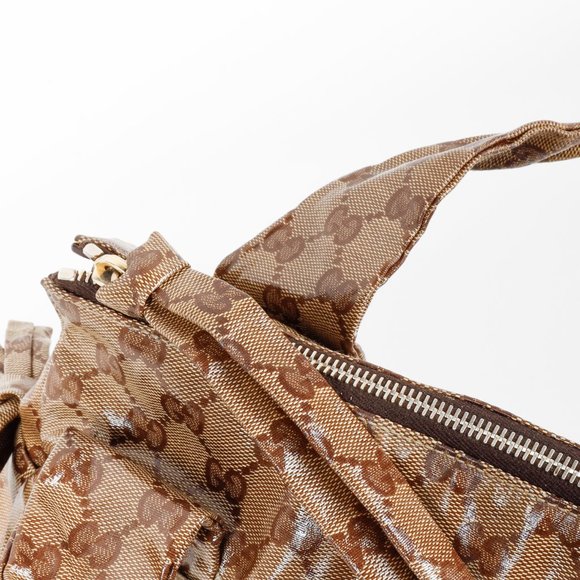 Gucci GG Monogram Crystal Hysteria Handbag - Picture 9 of 12